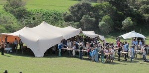 Stretch tents and marquee dry hire