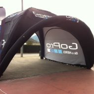 Promotional sealed inflatable marketing marquee