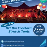 Promotional free offer on stretch tents