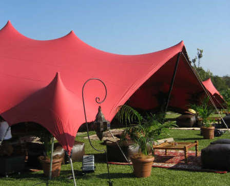 stretch tent for ambience