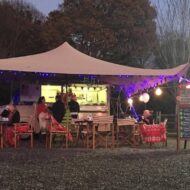 Flo the coffee van stretch tent
