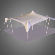 3D CAD of Stretch Tent