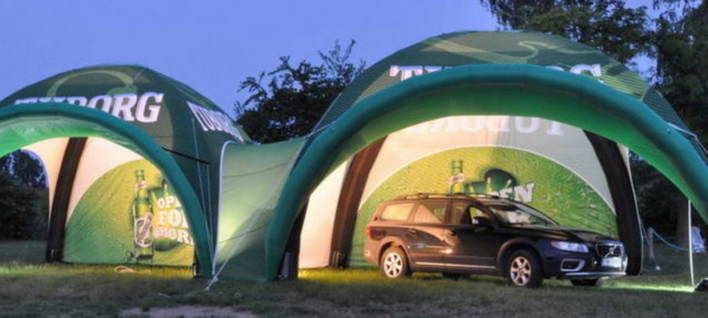 Axion 7m x 7m sealed inflatable structures