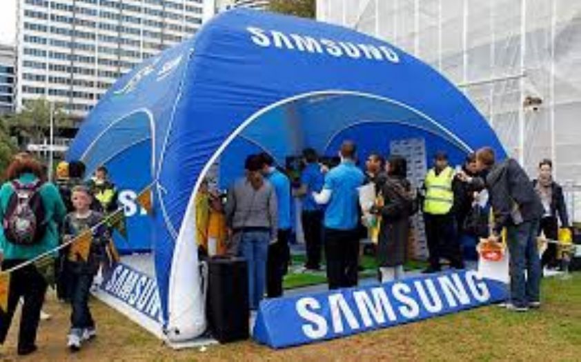Samsung branded inflatable with superior printing
