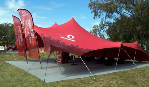 Vodafone Branded Stretch Tent