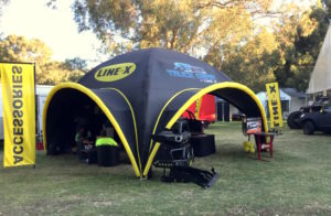 Line-X Inflatable Axion - A Winning Display - Stretch Structures