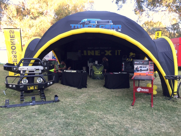 Line-X Axion Outdoor Exhibit