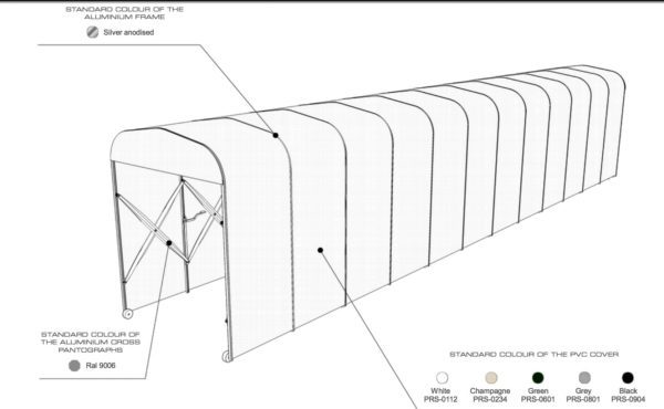 retractable tunnel diagram