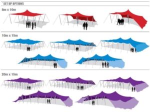 Stretch Tents All Shapes All Sizes