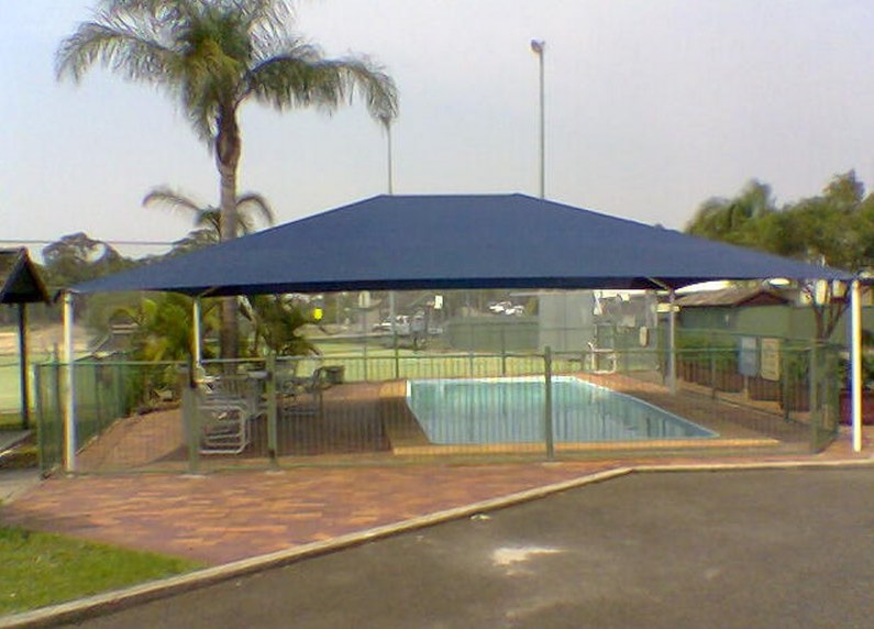 SMFS Shade Sails municipal pool