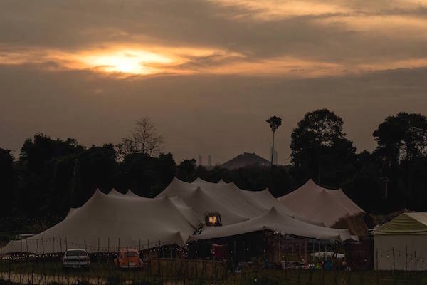 Wonderfruit versatile festival tents