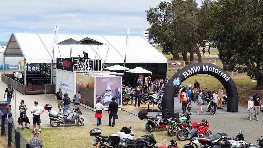 BMW stretch Tent and AXION inflatable Arch - Brand Dimensions - brand activation