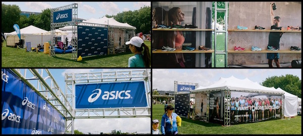 WeAreColab - Asics - Auckland Marathon Collage Nov 2016. Rental business inventory