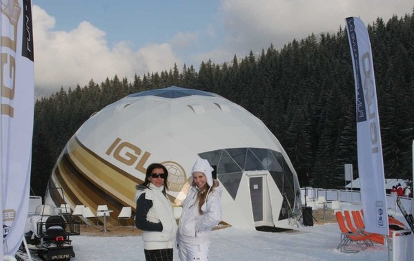 igloo geodesic domes - branded