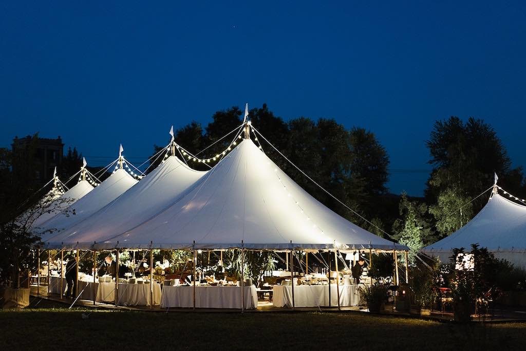 covered by canvas - traditional canvas marquee