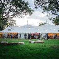 covered by canvas - traditional marquee