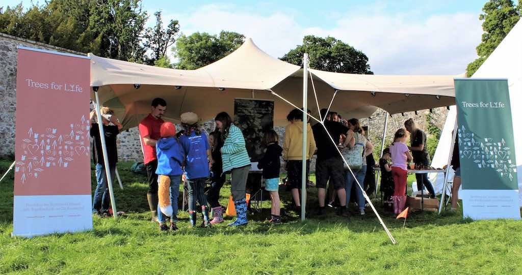 Trees For Life eco-friendly stretch tent