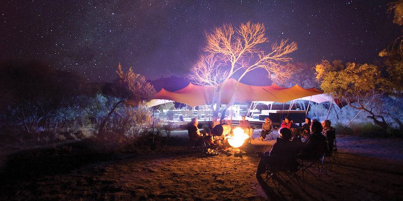 Larapinta Trail camp fire