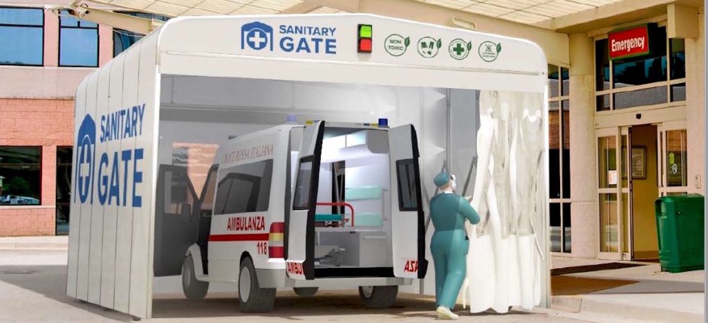 Sanitation Gate - Decontamination Tunnel- Hospital Containment Zone