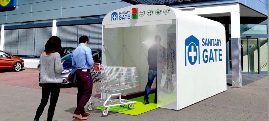 Sanitation Gate - Decontamination Tunnel- Shopping Centre Entry