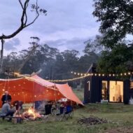 Stretch Tent Rental - Rural 50th birthday celebration