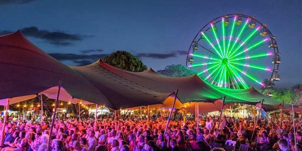 Grafton Jacaranda Festival Stretch Tent Rental