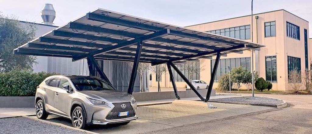 Pensilsole Maxi GB Office Carpark Carport Solar Power