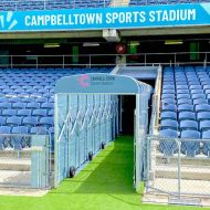 Campbelltown sport stadium retractable players tunnel