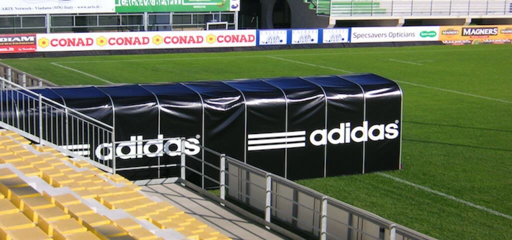 adidas retractable players tunnel