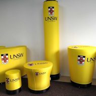 UNSW sustainable branding project - Axion Sealed Inflatable furniture purchased in 2019