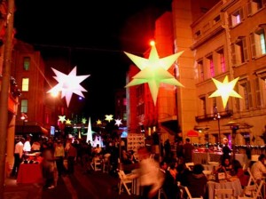 inflatable hanging stars