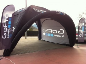 Promotional sealed inflatable marketing marquee