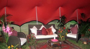 decor for stretch tents