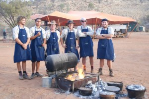 Cooking for the hikers