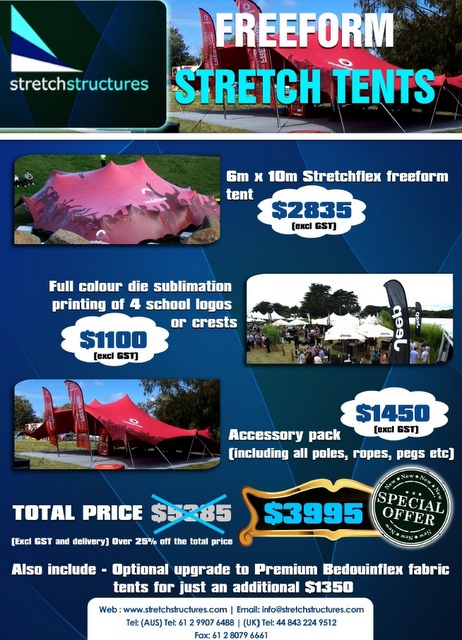 Bedouin or nomadic stretch tent promotion