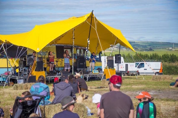 Scallywags Field Good Music Yellow Tent