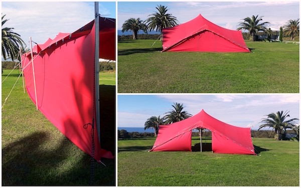 Stretch Tent Side Walls Collage