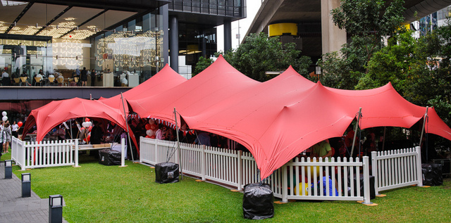 Corporate event marquees for promotions and events